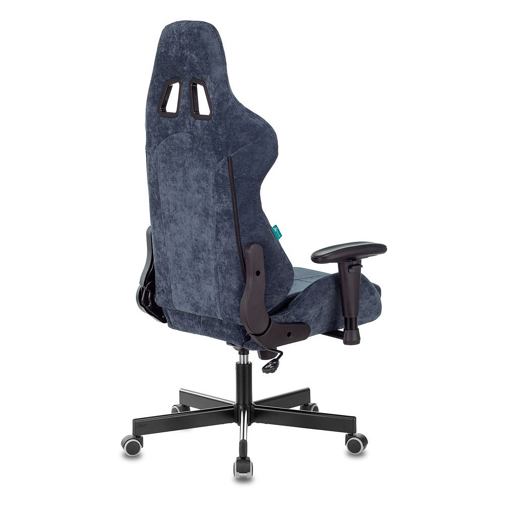 Кресло игровое Zombie "VIKING KNIGHT Fabric", ткань, металл, синий - 8