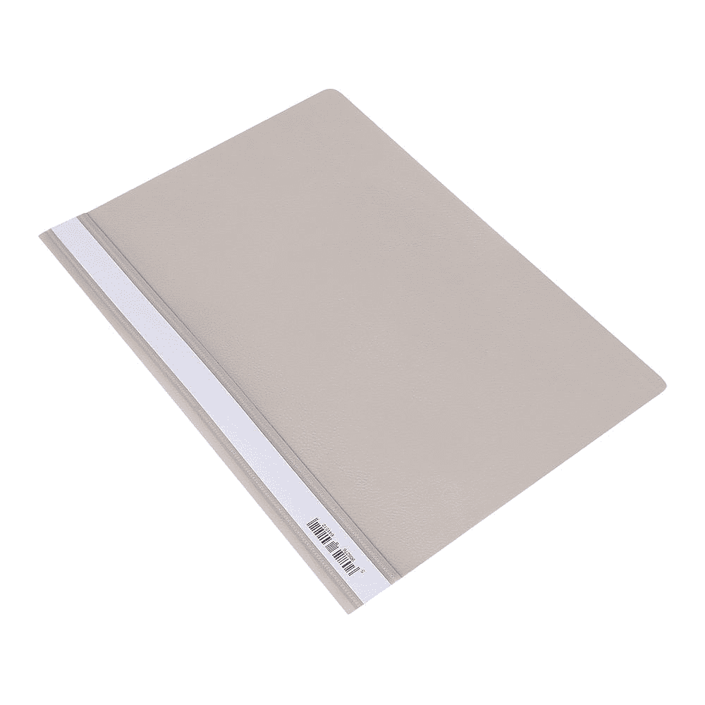 Папка-скоросшиватель "Inter-folia", А4, серый