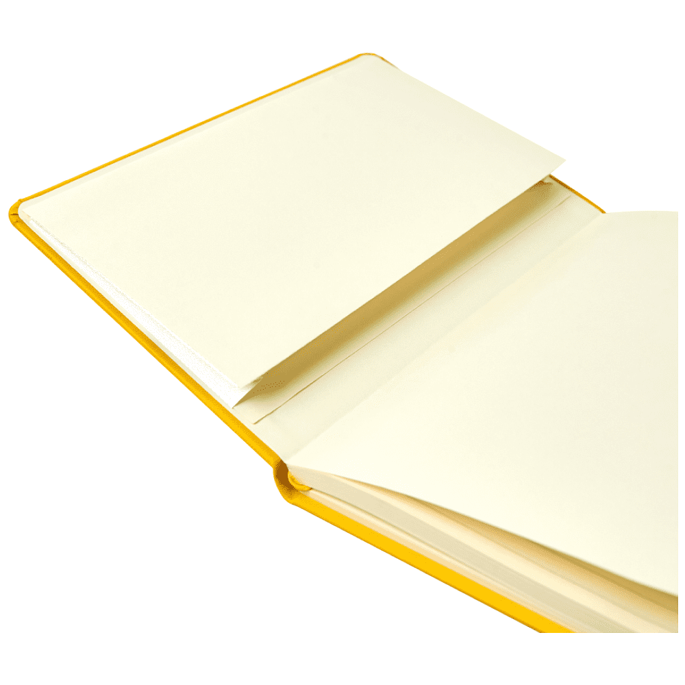 Блокнот "1818-16", А5, 96 листов, на резинке, желтый - 6