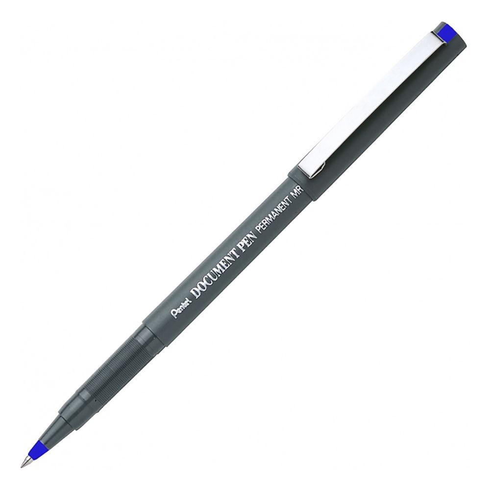 Ручка роллер "Document Pen", 0,5 мм, темно-серый, стерж. синий