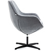 Кресло мягкое EVERPROF Rocky, ткань, серый, металл - 3