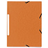 Папка на резинках "Manila", A4, 15 мм, картон, оранжевый