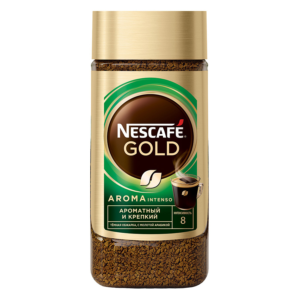 Кофе "Nescafe Gold Aroma Intenso", растворимый, 170 г