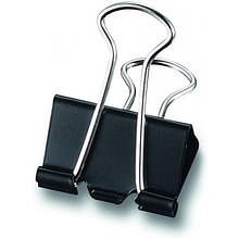 Зажим для бумаги Maped, 32 мм, черный