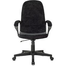 Кресло для руководителя Бюрократ "CH 002 Fabric", ткань, пластик, черный