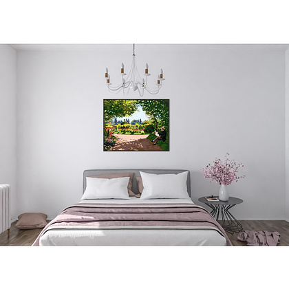 Картина по номерам "Клод Моне. Сад имени Баумана" - 3