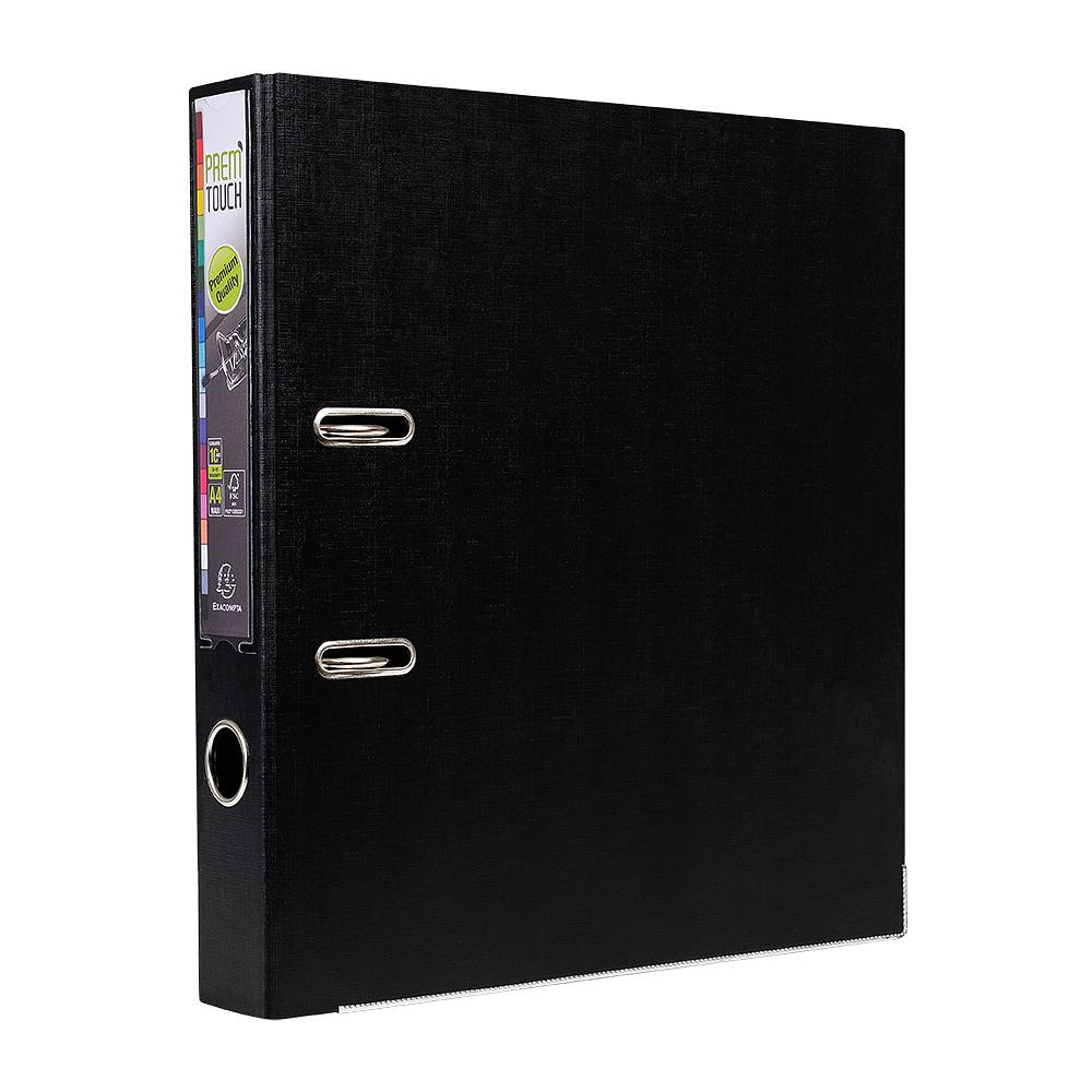 Папка-регистратор "Exacompta", A4, 50 мм, ПВХ, черный