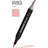 Маркер перманентный двусторонний "Sketchmarker Brush", R93 роза