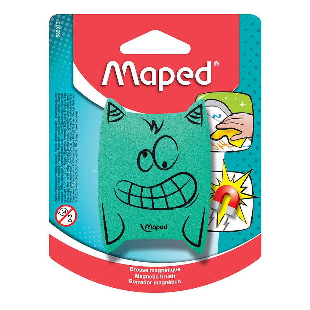 Щетка для доски магнитная Maped "Dry Erase", зеленый