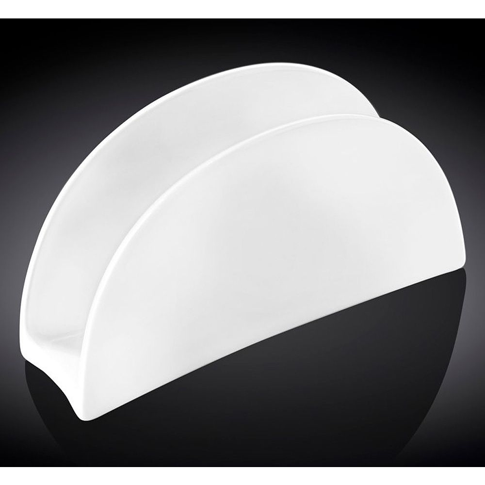 Подставка для салфеток "WL-996146/A", фарфор, белый  - 2