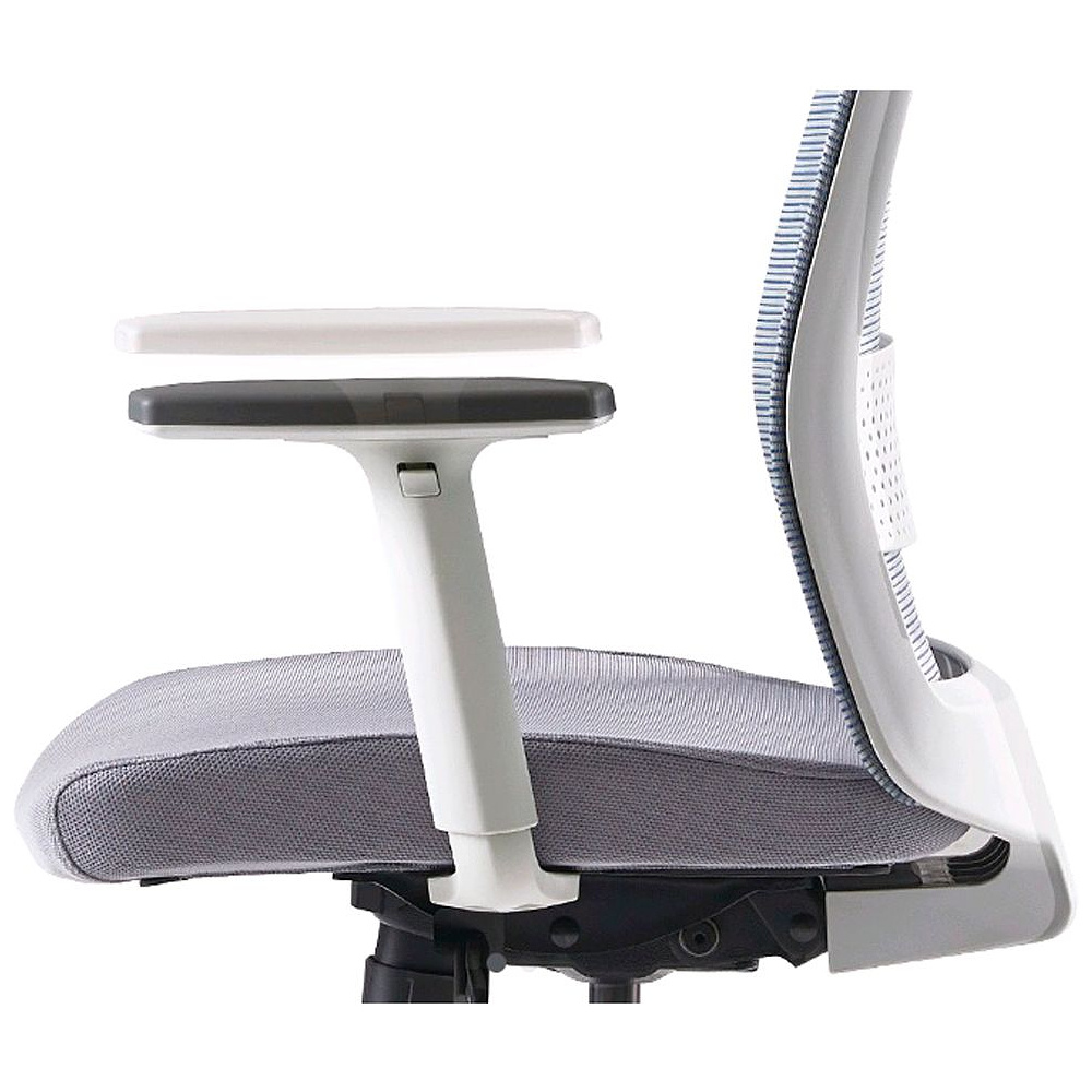 Кресло для руководителя BESTUHL "S30", сетка, ткань, пластик, черный - 8