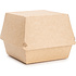 Контейнер бумажный для бургера с крышкой, 113/123x113/141x112 мм, 55 шт/упак, крафт