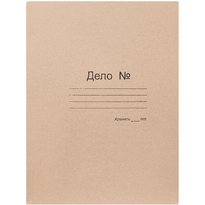 Папка для бумаг "Дело", 30 мм, без завязок, 50 шт, крафт
