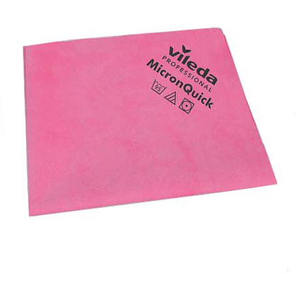 Салфетка из микроволокна "МикронКвик", 38x40 см, красная, 1 шт