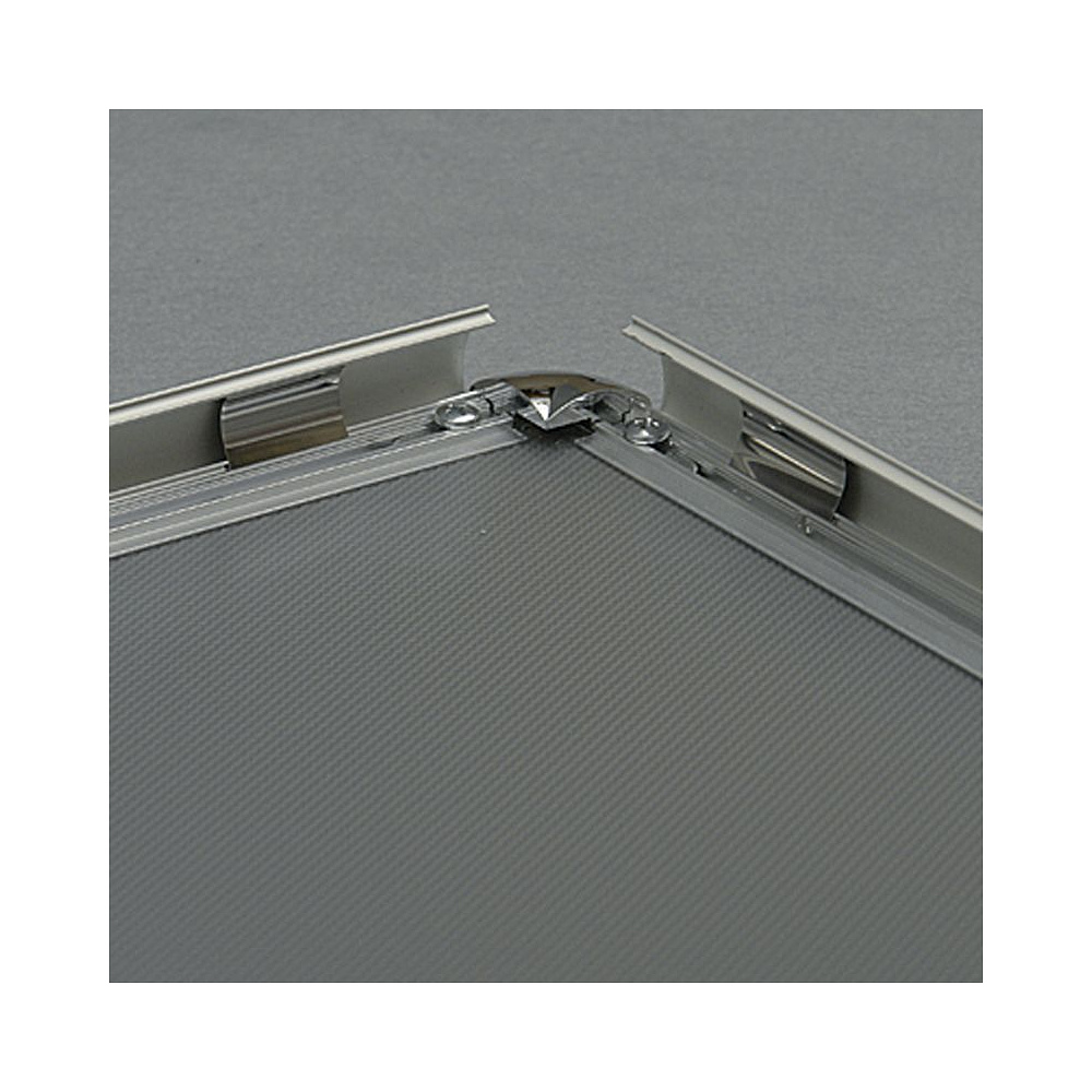 Рамка плакатная, А4, серебристый - 3