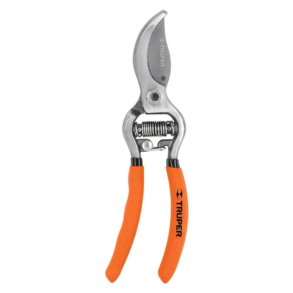 Секатор садовый Truper Т-66, 150 мм, SK5, оранжевый