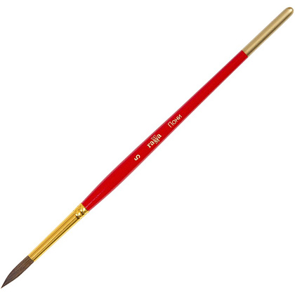 Кисть для рисования "№5" пони, круглая