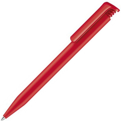 Ручка шариковая автоматическая "Senator Super Hit Matt", 1.0 мм, красный, стерж. синий