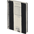 Ежедневник недатированный "Agenda", А5, на спирали, черный