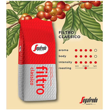 Кофе "Segafredo" Filtro Classico, молотый, 1000 г - 2