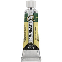 Краски акварельные "Rembrandt", 645 зеленый натуральный темный, 10 мл, туба