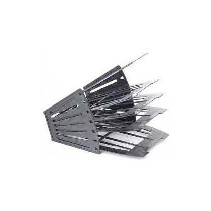 Модуль веерный, Вертикальный, черный