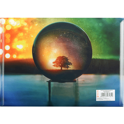 Папка-конверт на кнопке "Fantasy", A4, разноцветный - 2