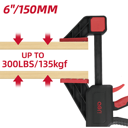 Струбцина Deli RS EDL110106Z, быстрозажимная, 150 мм - 8