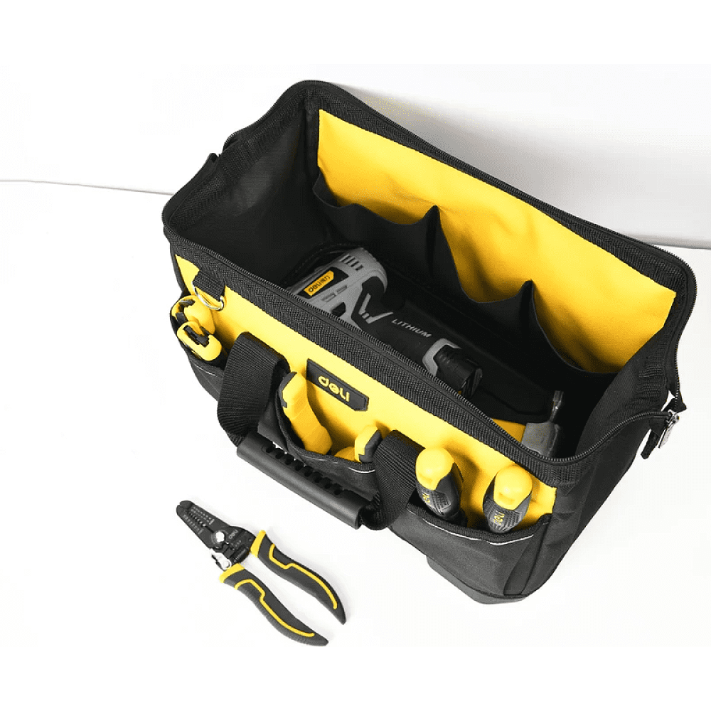 Сумка для инструментов Deli YS DL586120, 410 x 220 x 250 мм, 13 карманов - 2