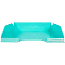 Модуль для бумаги горизонтальный "Aquarel", зеленая пастель