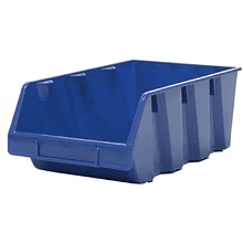 Ящик пластиковый "Практик", 400x230x150 мм, синий