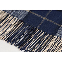 Плед "Tartan", 110х174 см, акрил, синий