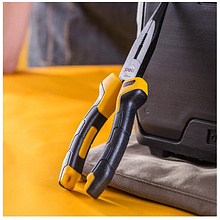Длинногубцы Deli YS EDL2108Z, 200 мм., желтый, черный