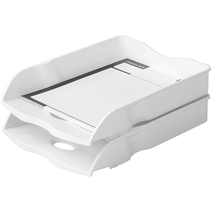 Модуль для бумаг горизонтальный "Re-Loop", белый - 2