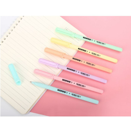 Ручка шариковая "К0 Pastel", 0.7 мм, ассорти, стерж. синий - 2