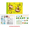 Альбом для рисования "Забавные обезьянки" с пазлами, A4, 30 листов, склейка - 2
