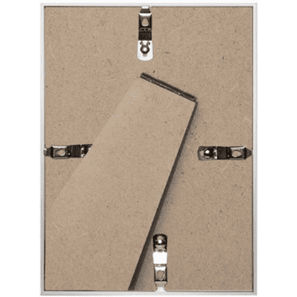 Фоторамка "Zebra", 10х15 см, алюминий, с ножкой, серебристый - 2