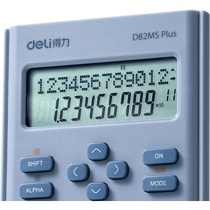 Калькулятор научный Deli Core "D82MS Plus", 240F-10+2 разряда, светло-синий  - 2