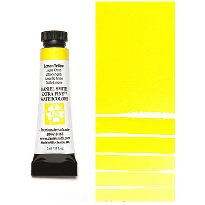 Краски акварельные "Daniel Smith", желтый лимонный, 5 мл, туба