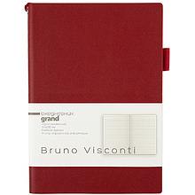 Ежедневник недатированный "Grand", А5, 256 страниц, бордовый