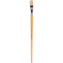 Кисть "Сонет", щетина, плоская, на длинной ручке, №10