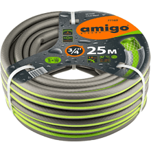 Шланг поливочный Amigo Grande 77169, трехслойный, 3/4", 25 м