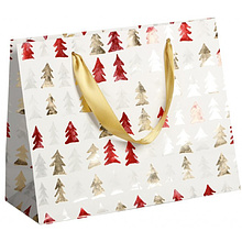 Пакет бумажный подарочный "Santa Premium"