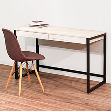 Стол письменный Millwood Лофт Чикаго P-2, 1200х600 мм, дуб белый крафт, черный