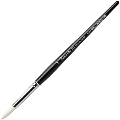 Кисть для рисования "Tintoretto Avorio", синтетика, круглая, №3