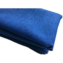 Салфетка из микроволокна прорезиненная, 250г/м2, 30х30см, 2шт/упак, синий