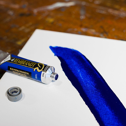 Краски масляные "Rembrandt", 583 сине-красный ФЦ, 15 мл, туба - 3