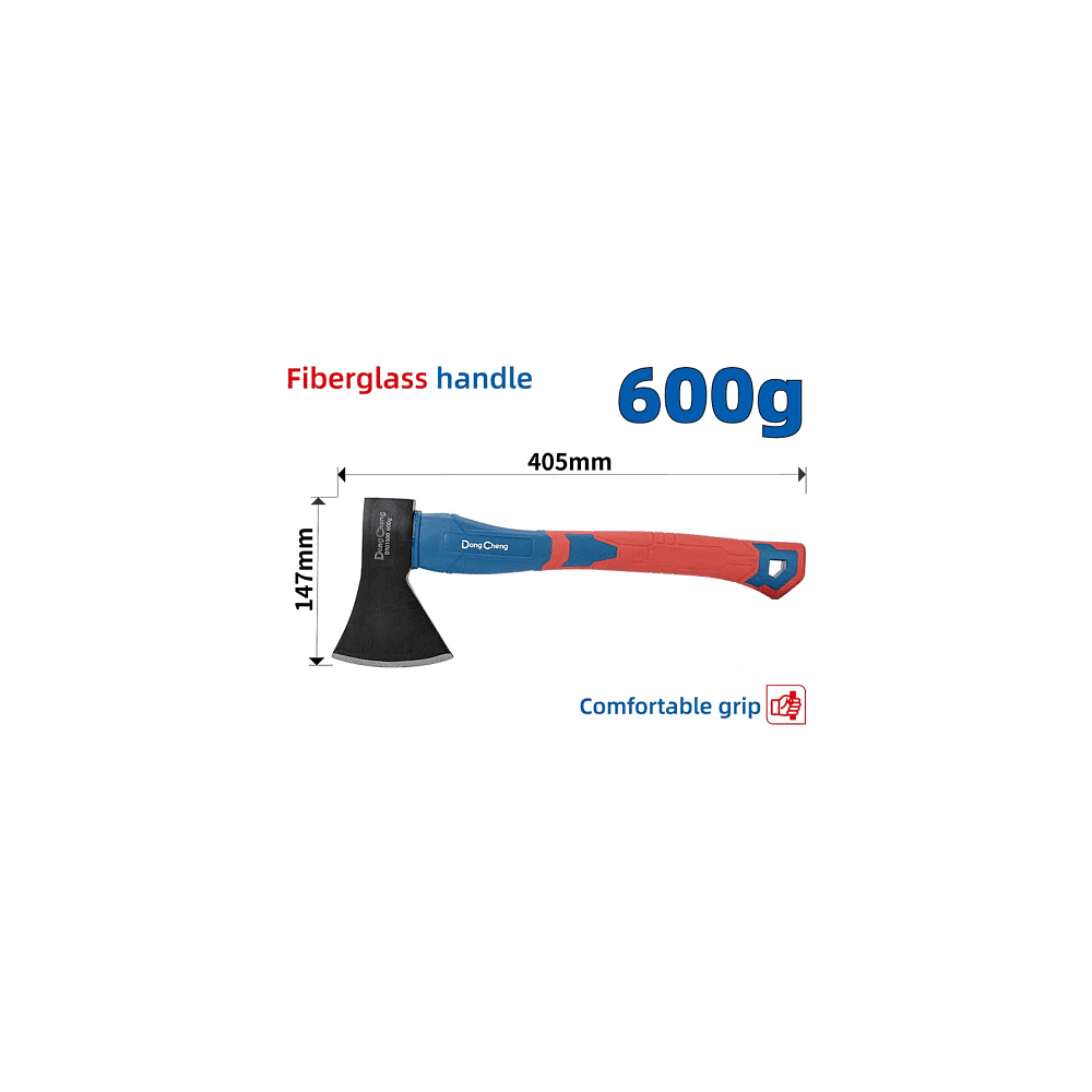 Топор "DongCheng D101500", 0.6 кг, волокнистая рукоятка - 2