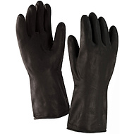 Перчатки кислотощелочестойкие, тип 1, К80 Щ40, р-р 1, черный