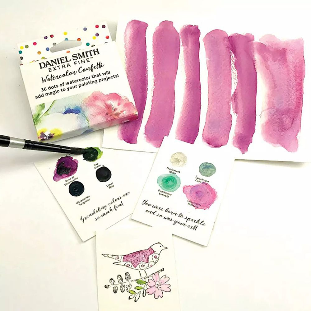 Набор цветовых карт Daniel Smith "Watercolor confetti", 36 цветов - 2